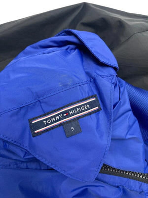 Black-Blue Tommy Hilfiger Bomber Reverse Jacket Men's Small Northern Pole Vintage Wholesale 