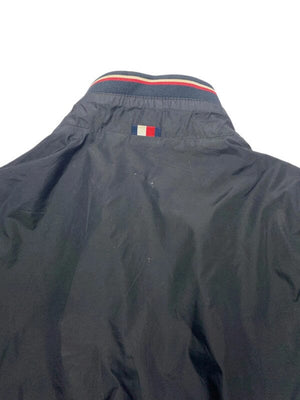 Black-Blue Tommy Hilfiger Bomber Reverse Jacket Men's Small Northern Pole Vintage Wholesale 