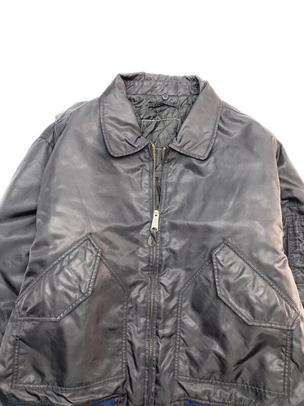 Black Bomber Jacket Men's XL Northern Pole Vintage Wholesale 