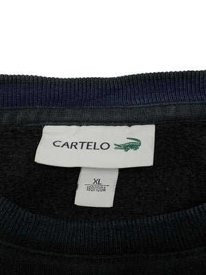 Black Cartelo Sweater Men's Large Northern Pole Vintage Wholesale 