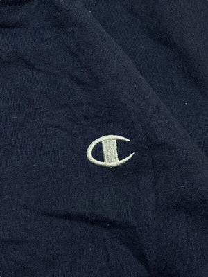 Black Champion Chest Logo Sweatshirt Men's Medium Northern Pole Vintage Wholesale 