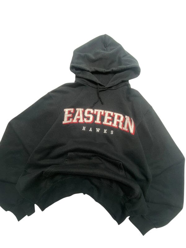 Black Champion Embroidery Hoodie Men's Small Northern Pole Vintage Wholesale 