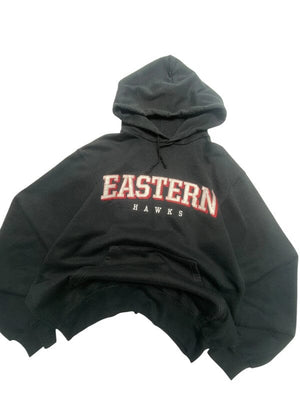 Black Champion Embroidery Hoodie Men's Small Northern Pole Vintage Wholesale 