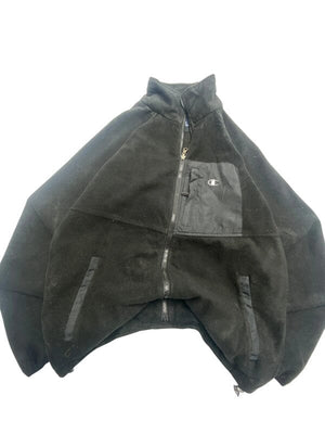 Black Champion Fleece Jacket Men's Small Northern Pole Vintage Wholesale 