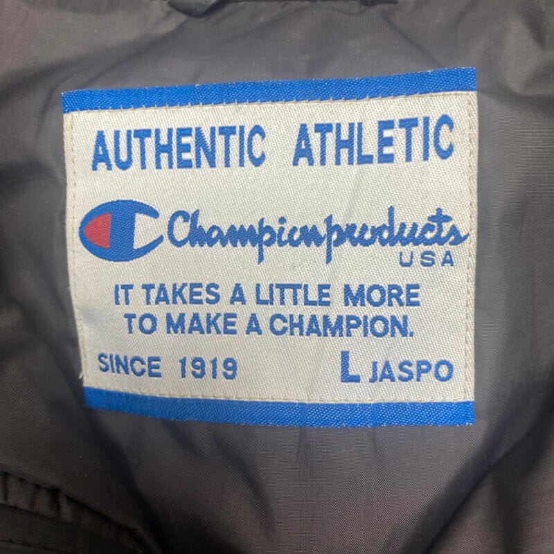 Black Champion Windbreaker Men's Large Northern Pole Vintage Wholesale 