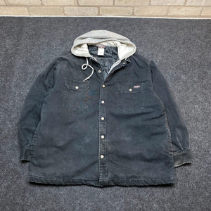 Black Dickies Work Jacket Men's XXL Northern Pole Vintage Wholesale 
