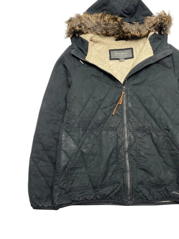 Black Eddie Bauer Jacket Women's Medium Northern Pole Vintage Wholesale 