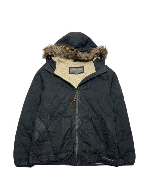 Black Eddie Bauer Jacket Women's Medium Northern Pole Vintage Wholesale 