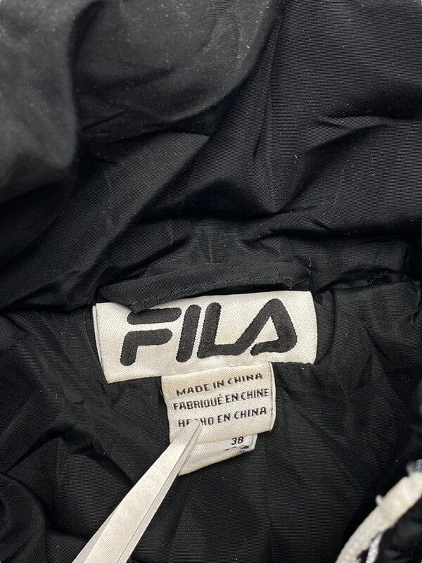 Black FILA Puffer Jacket Women's Large Northern Pole Vintage Wholesale 