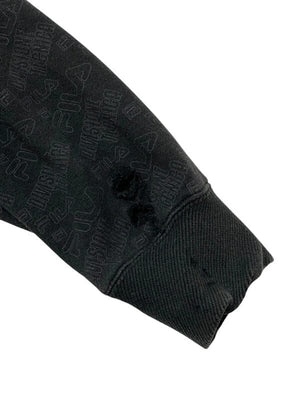 Black FILA Zip-through Hoodie Men's Large Northern Pole Vintage Wholesale 