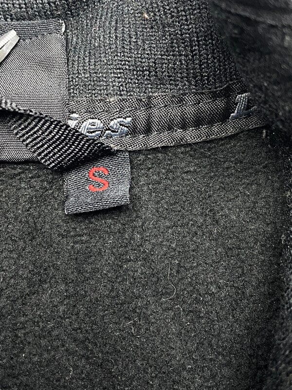 Black-Grey Dickies Fleece Jacket Men's Small Northern Pole Vintage Wholesale 