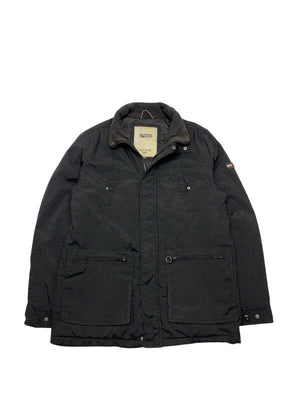 Black Hilfiger Denim Parka Men's XL Northern Pole Vintage Wholesale 