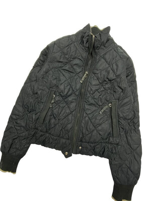 Black Hilfiger Denim Quilted Jacket Women's Medium Northern Pole Vintage Wholesale 