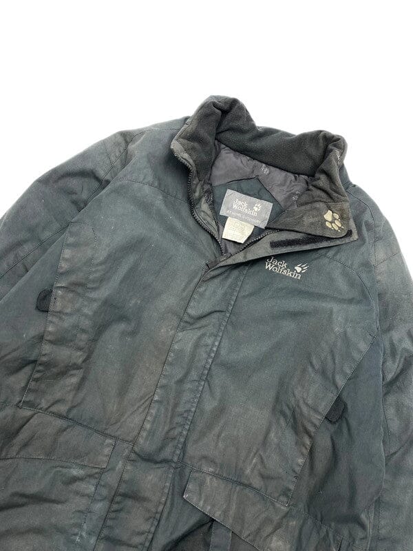 Black Jack Wolfskin Parka Women's Large Northern Pole Vintage Wholesale 