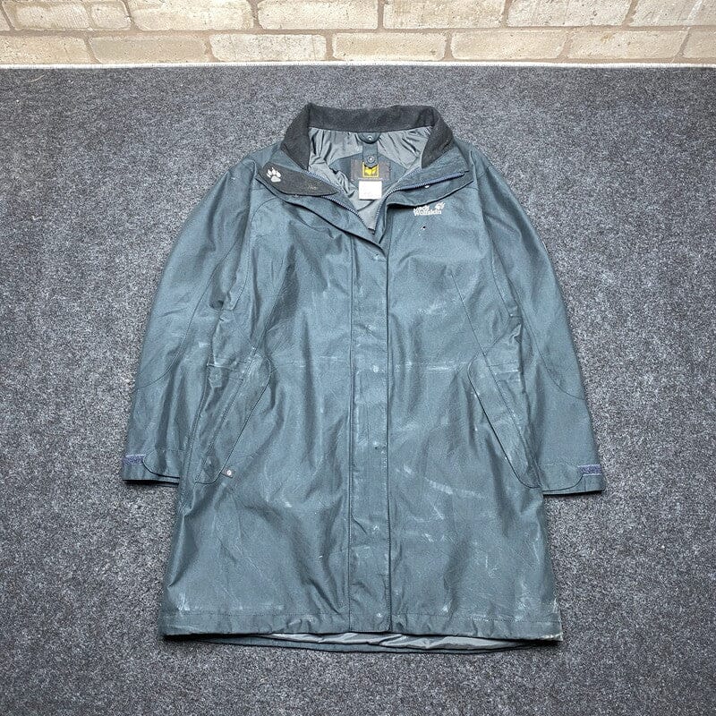 Black Jack Wolfskin Parkas Coat Women's Large Northern Pole Vintage Wholesale 