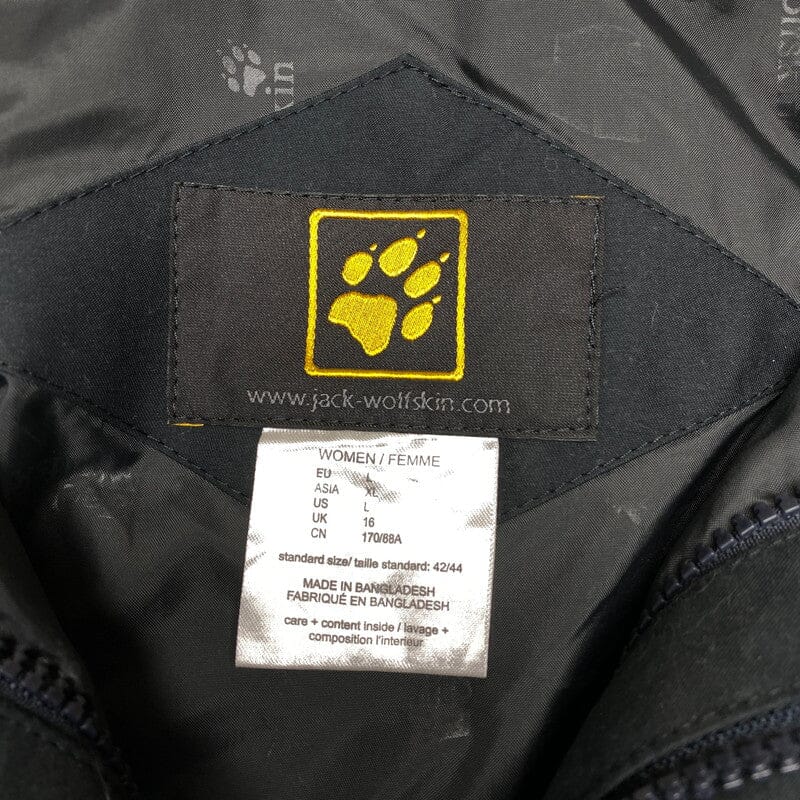 Black Jack Wolfskin Parkas Coat Women's Large Northern Pole Vintage Wholesale 