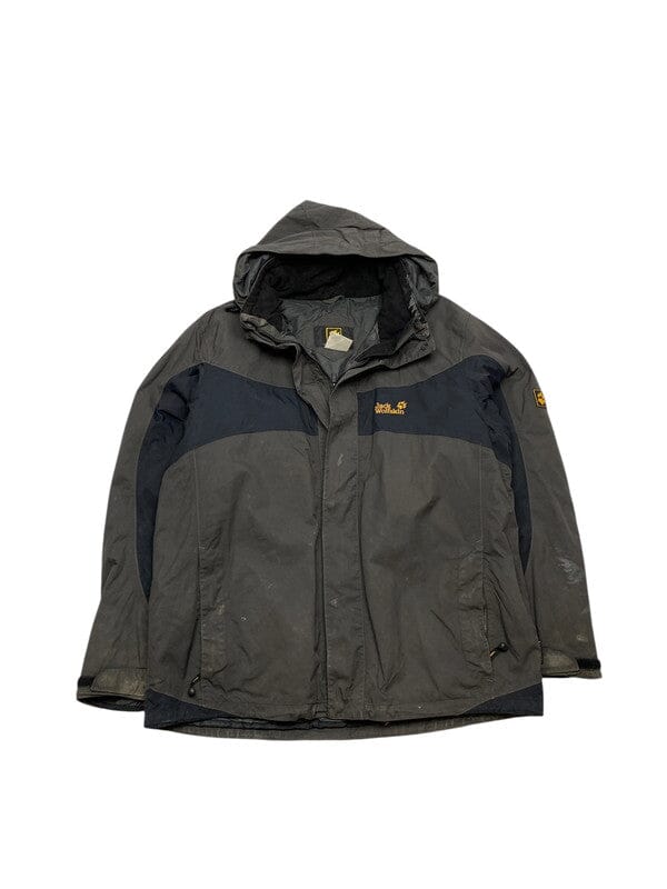 Black Jack Wolfskin Raincoat Men's Large Northern Pole Vintage Wholesale 