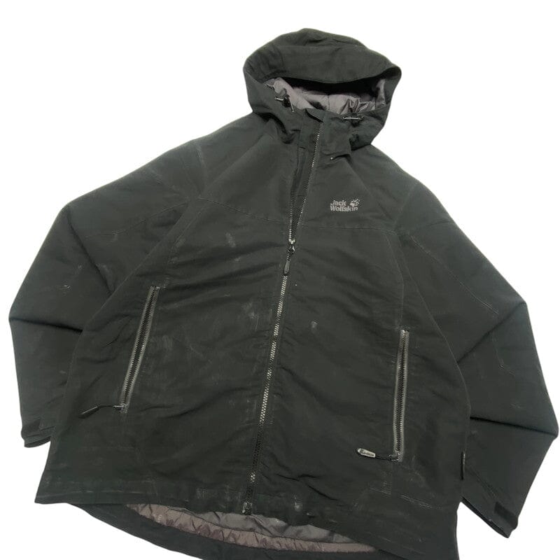 Black Jack Wolfskin Windbreaker Men's Medium Northern Pole Vintage Wholesale 