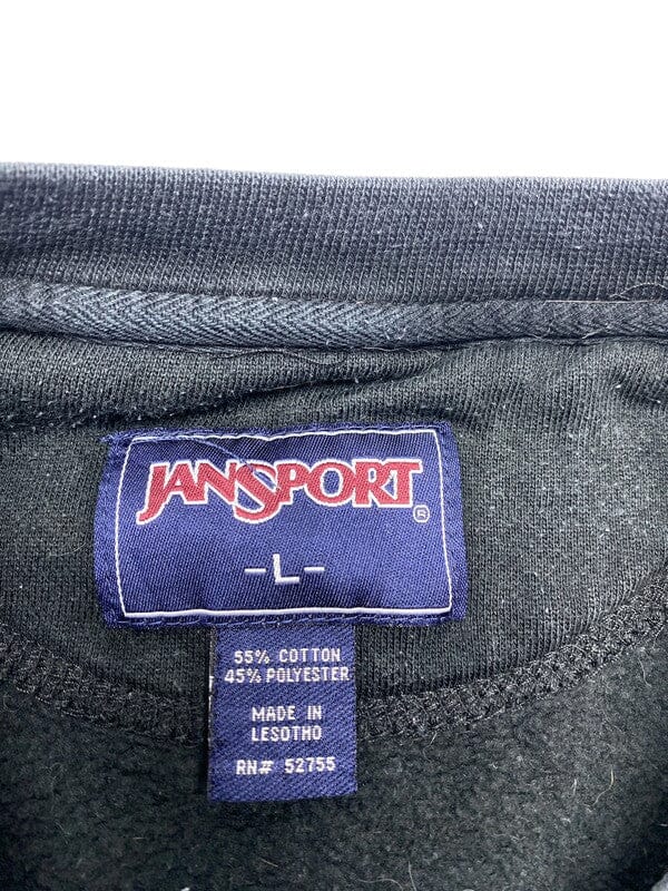Black Jansport Sweatshirt Men's Large Northern Pole Vintage Wholesale 