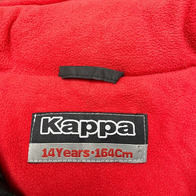 Black Kappa Windbreaker Youth's 14yrs Northern Pole Vintage Wholesale 