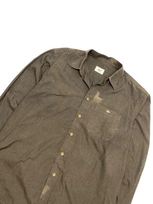 Black Lacoste Shirt Men's Medium Northern Pole Vintage Wholesale 