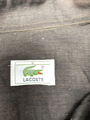Black Lacoste Shirt Men's Medium Northern Pole Vintage Wholesale 