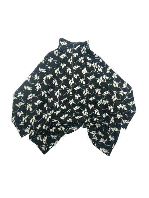 Black Lands' End Pattern Fleece Jacket Men's XXL Northern Pole Vintage Wholesale 