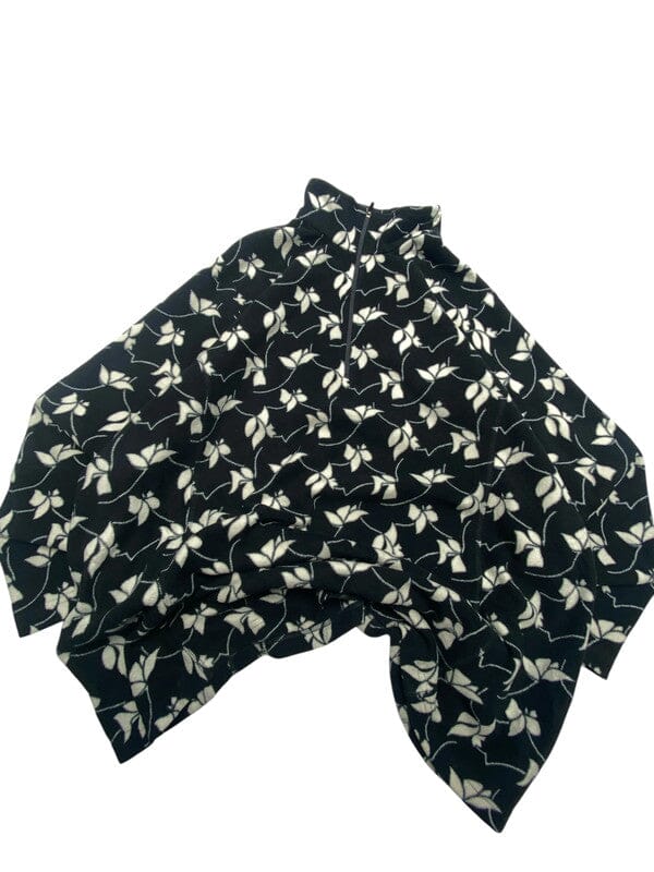 Black Lands' End Pattern Fleece Jacket Men's XXL Northern Pole Vintage Wholesale 