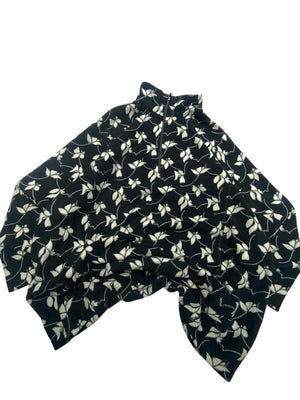 Black Lands' End Pattern Fleece Jacket Men's XXL Northern Pole Vintage Wholesale 