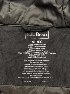 Black L.L. Bean Fleece Jacket Men's Medium Northern Pole Vintage Wholesale 