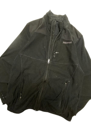 Black Marmot Fleece Jacket Men's Small Northern Pole Vintage Wholesale 