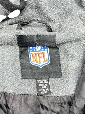 Black NFL Steelers Windbreaker Men's XXL Northern Pole Vintage Wholesale 