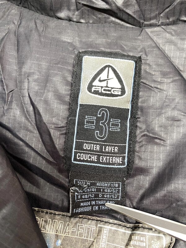 Black Nike ACG Windbreaker Men's Medium Northern Pole Vintage Wholesale 