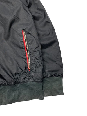 Black Nike Bomber Jacket Men's Large Northern Pole Vintage Wholesale 
