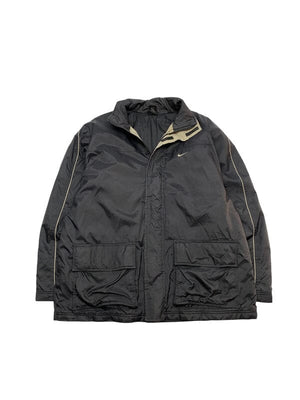 Black Nike Padded Jacket Men's XL Northern Pole Vintage Wholesale 