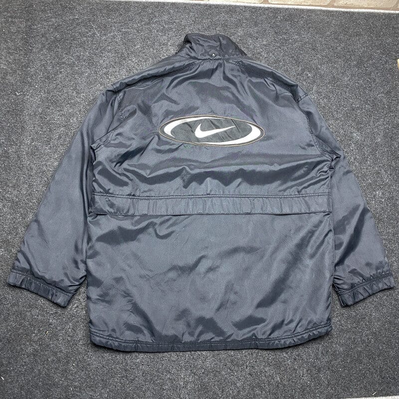 Black Nike Windbreaker Men's Large Northern Pole Vintage Wholesale 