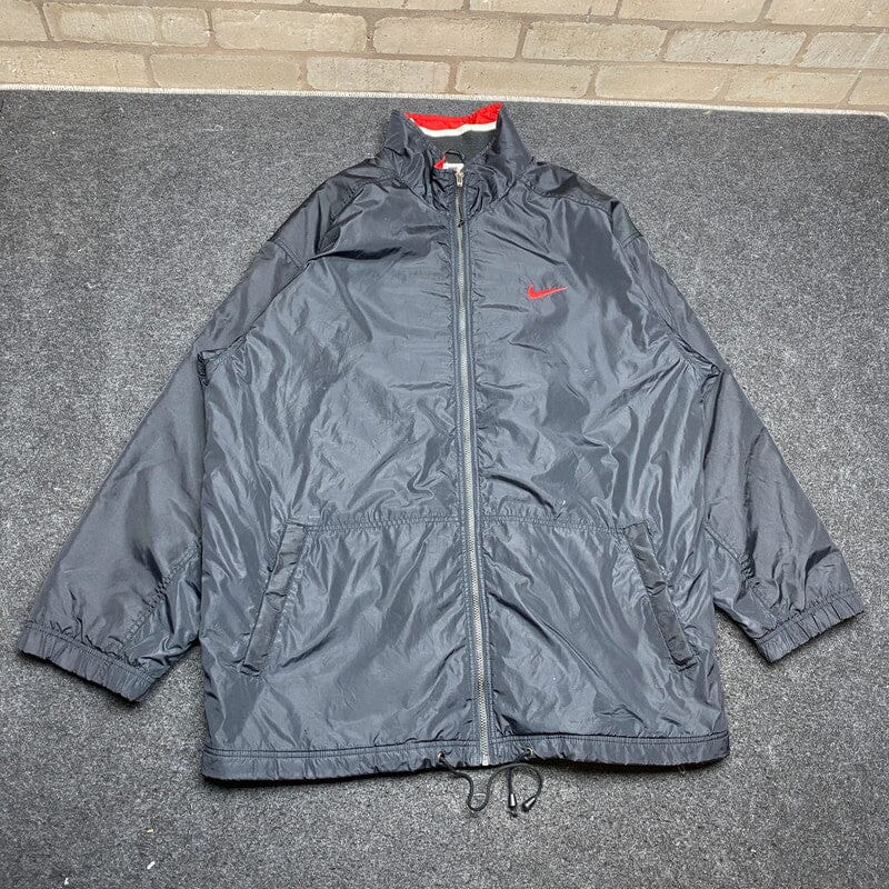 Black Nike Windbreaker Men's XL Northern Pole Vintage Wholesale 