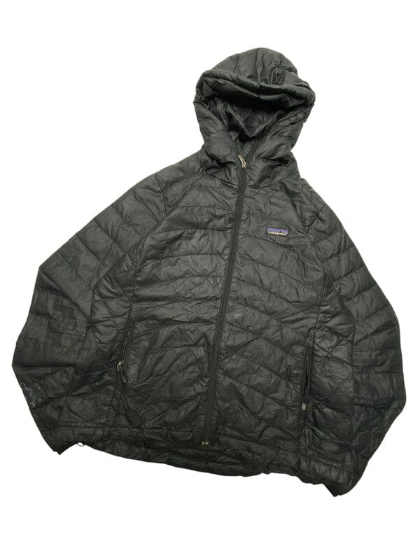 Black Patagonia Puffer Jacket Women's Large Northern Pole Vintage Wholesale 