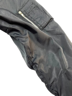 Black Pietrolazy Bomber Jacket MA-1 Men's XL Northern Pole Vintage Wholesale 