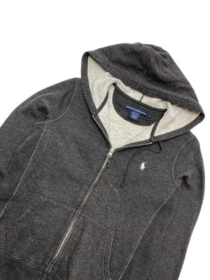 Black Ralph Lauren Sport Zip-through Hoodie Women's Medium 8 