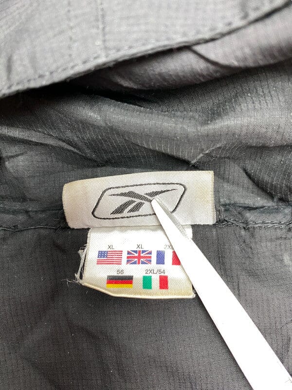 Black Reebok Windbreaker Men's XL Northern Pole Vintage Wholesale 