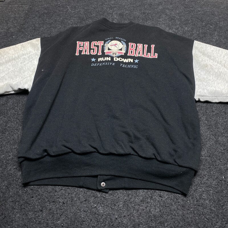 Black Rugger's Band Varsity Jacket Men's XL Northern Pole Vintage Wholesale 