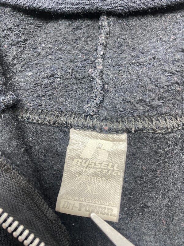 Black Russell Athletic Blank Hoodie Women's XL Northern Pole Vintage Wholesale 