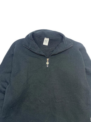 Black Russell Athletic Half-zip Pullover Men's Medium Northern Pole Vintage Wholesale 