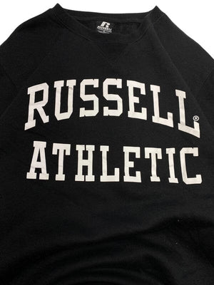 Black Russell Athletic Logo Sweatshirt Men's Large Northern Pole Vintage Wholesale 
