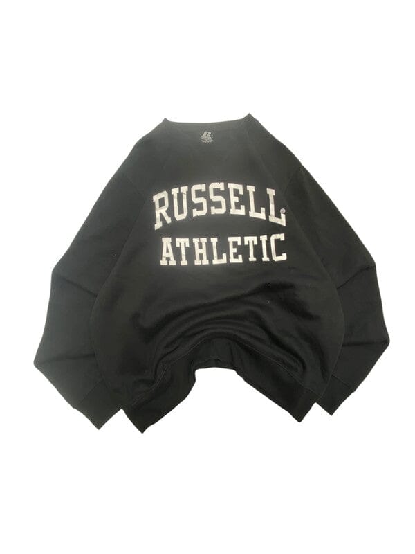 Black Russell Athletic Logo Sweatshirt Men's Large Northern Pole Vintage Wholesale 
