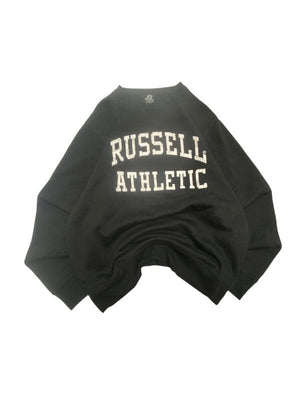 Black Russell Athletic Logo Sweatshirt Men's Large Northern Pole Vintage Wholesale 