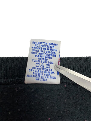 Black Russell Athletic Sweatshirt Men's Medium Northern Pole Vintage Wholesale 