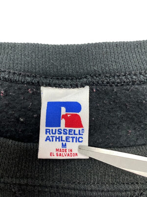 Black Russell Athletic Sweatshirt Men's Medium Northern Pole Vintage Wholesale 