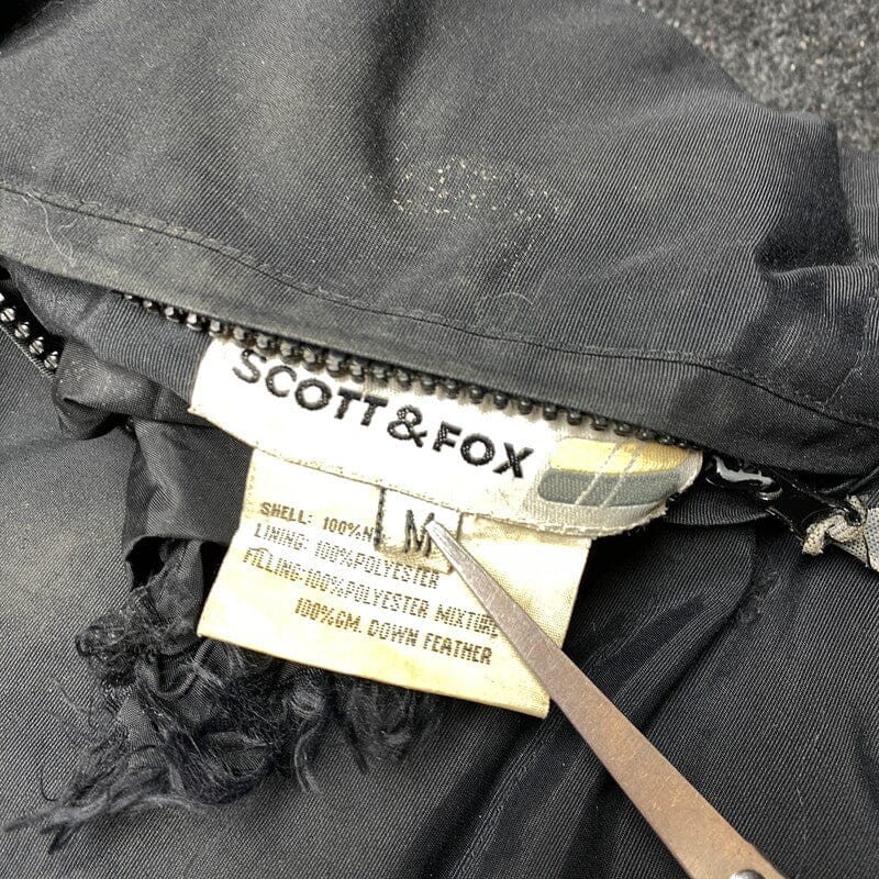 Black Scott & Fox Puffer Jacket Men's Medium Northern Pole Vintage Wholesale 